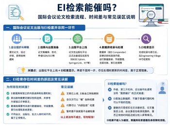 EI检索能催吗：国际会议文章检索流程、时间差与常见误区说明！